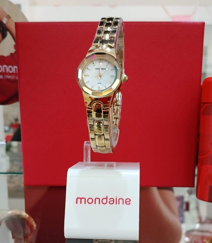 Relógio Mondaine Dourado