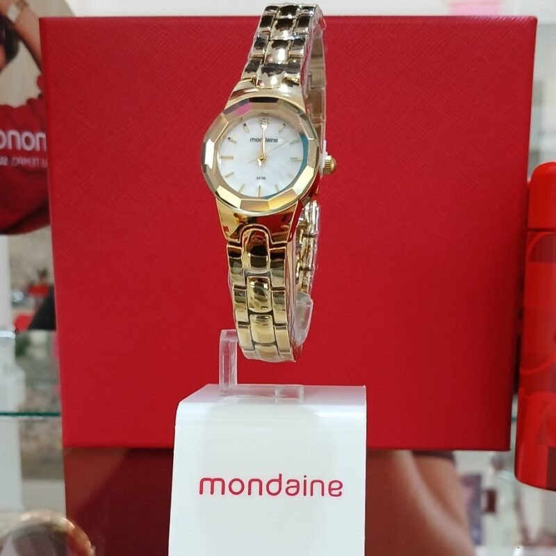 Relógio Mondaine Dourado