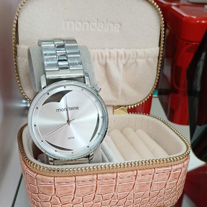 Relógio Mondaine Prata Redondo