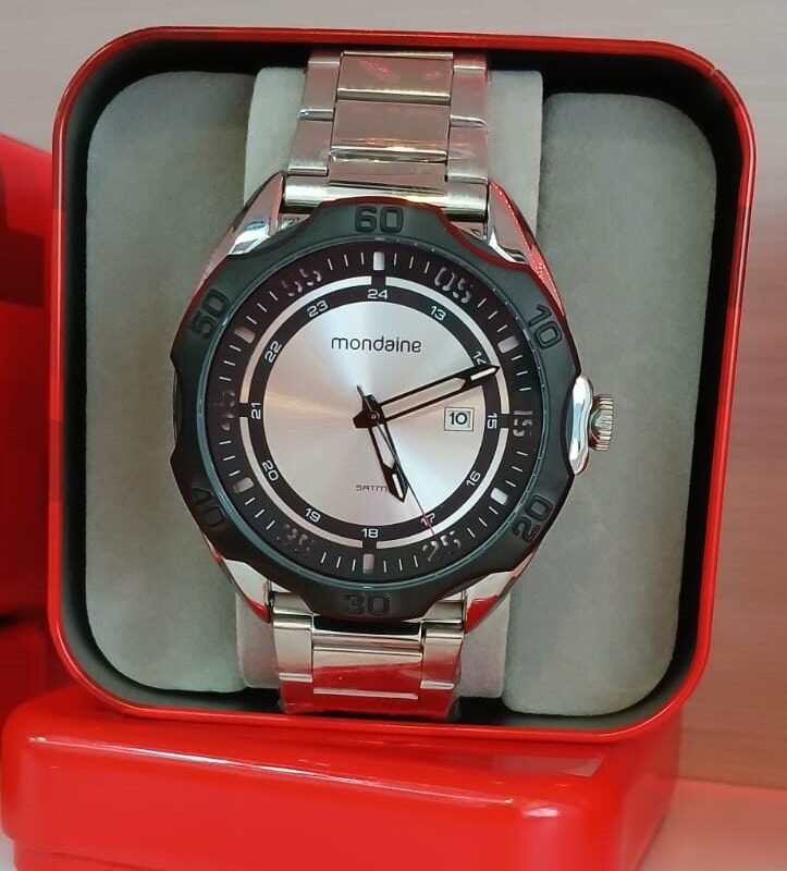 Relógio Masculino Mondaine Prata