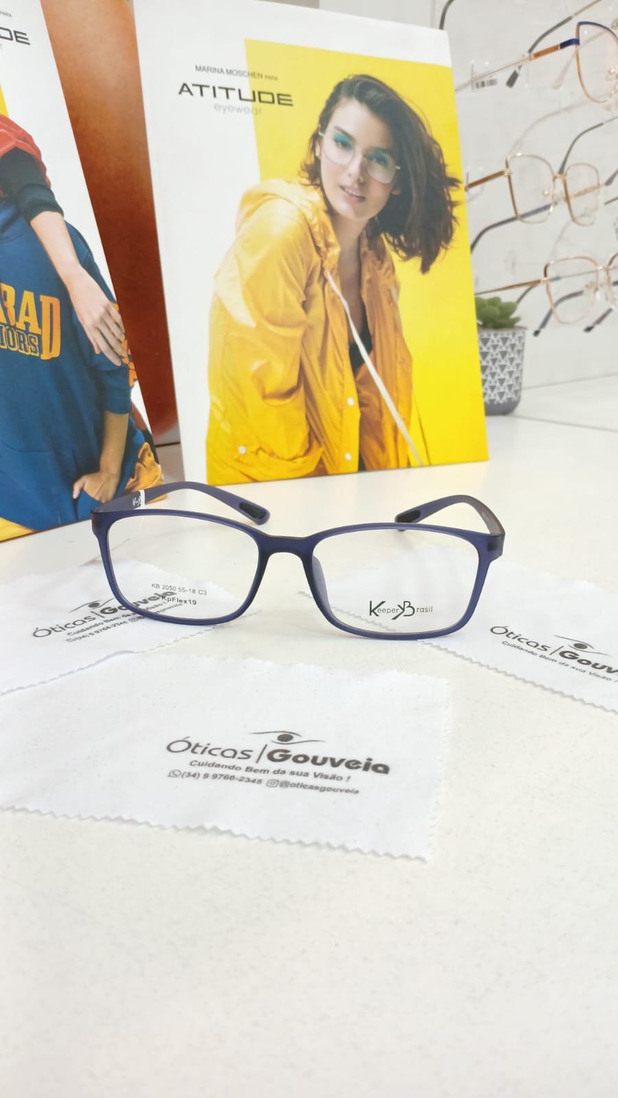 Armação para Lentes de Grau Fibra de Carbono - Imagem 2