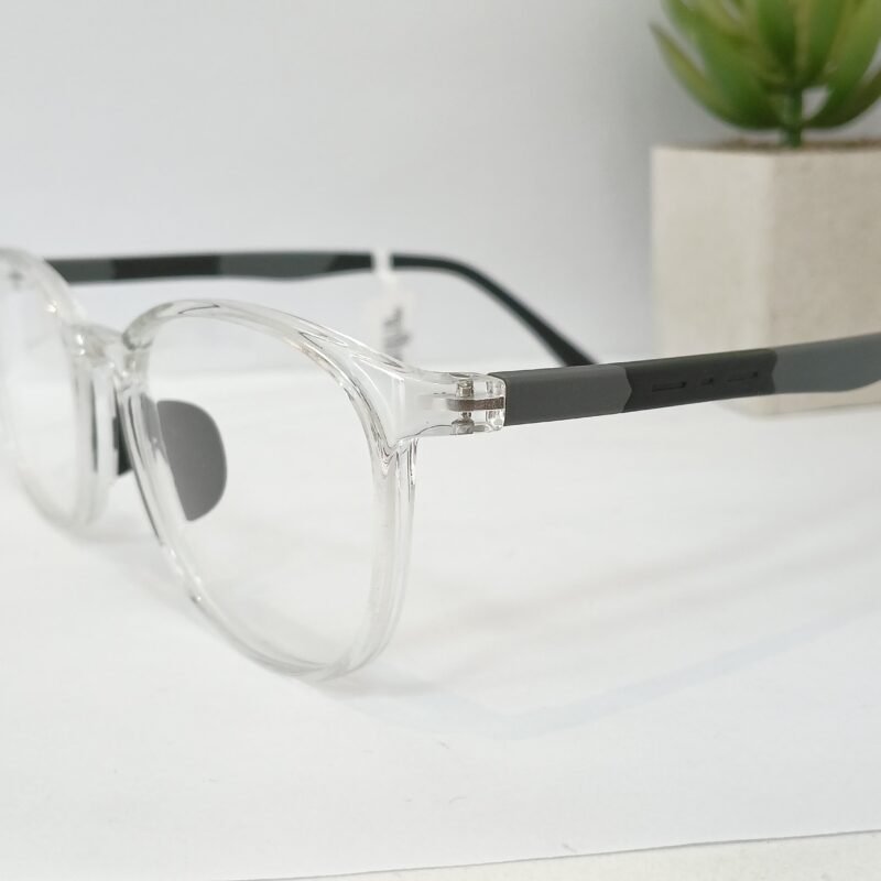 Armação Redonda Translúcida Infantil